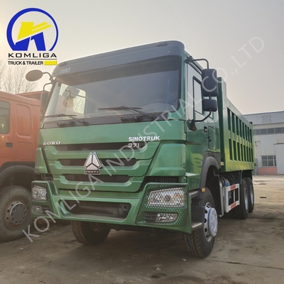 2020年 371HP 6X4 中古 HOWOダンプトラック 1200r20 ラジアルタイヤでザンビアへ輸出