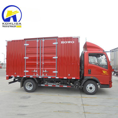 Sinotruk HOWO ホハン Cdw 4X2 ミニバン ボックス 貨物 3 トン ダンプ トラック 150hp