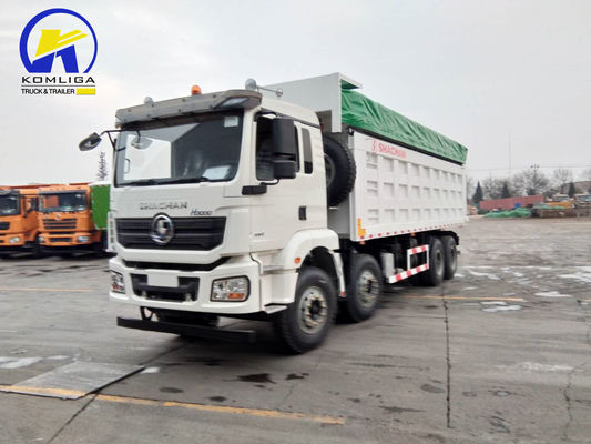 GCC認定フロントリフティングスタイルのダンピングタイプ Shacman H2000 8X4 重荷ダンピングトラック