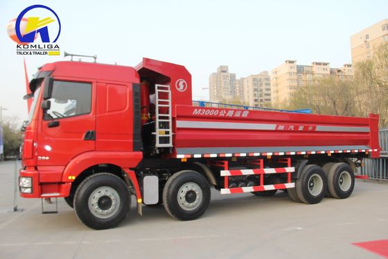 GCC認定フロントリフティングスタイルのダンピングタイプ Shacman H2000 8X4 重荷ダンピングトラック