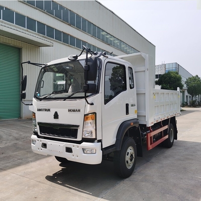 Sinotruk HOWO Homan 4X2 4X4 小型ダンプトラック 3.5 トン 120Lの燃料タンカー容量