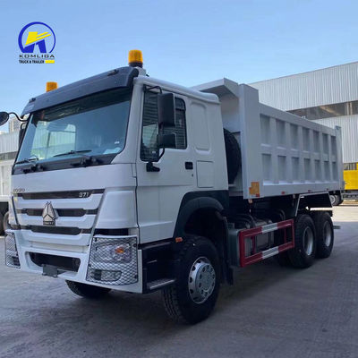 Sinotruk HOWO 10ホイールダンプトラック 371HP 黄色い座席 ≤5 の二手ターパートラック