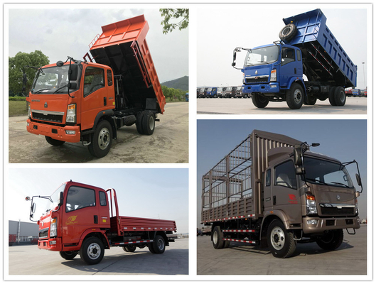 Sinotruk/HOWO 4X2 5トン/10トン キャビンのエアコン付き冷蔵庫