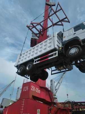 Sinotruk 10 輪 HOWO ターパー 前軸9トンの負荷容量