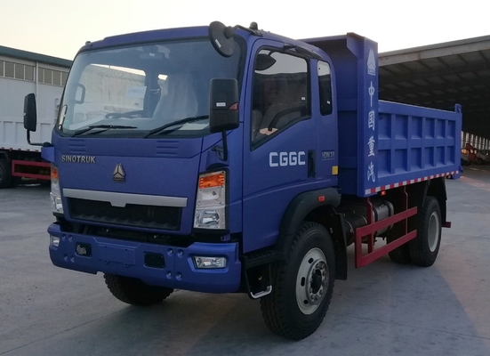 4-6L エンジン容量 Sinotruk HOWO ミニトラック 貨物 ダンプトラック 4.2 トン 後軸
