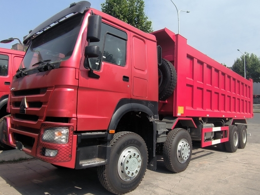 中古 シノトラック 8X4 12ホイールダンパー HOWO ティッパー 351-450hpの古用ダンパートラック