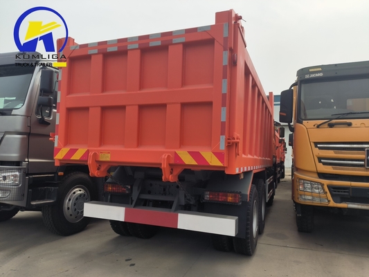 25トンの使用済みHOWO ターパーダンプトラック 6X4 10 ホイラー バケツ寸法 5600X2300X1500