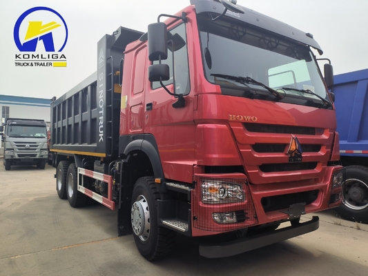 25トンの使用済みHOWO ターパーダンプトラック 6X4 10 ホイラー バケツ寸法 5600X2300X1500