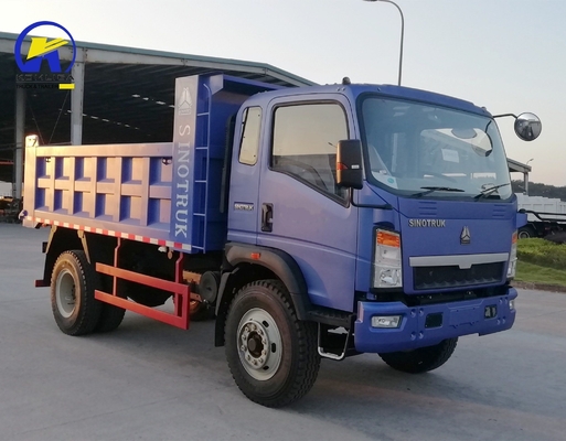 カスタマイズされた要求 HOWO 4X2 4X4 116HP ミニライトダンプティッパートラック