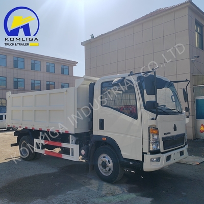 4×2 6輪 5トンの負荷容量 HOWO LHD/RHD運転スタイルのためのミニダンプティッパートラック