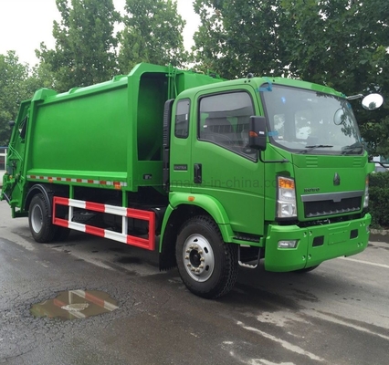 シノトルク HOWO 4X2 小型 5 トン 3 トン コンパクターゴミ箱 9726ml 容量