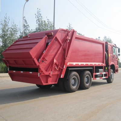 4. Sinotruk HOWO 6X4 336HP 20tons コンパクターゴミ箱 マックス.ドライブ速度 Km/H 90