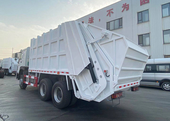 HW76 キャビンのタイプ 6X4 10ホイラーのゴミ箱 40Tのペイロード容量と水力システム