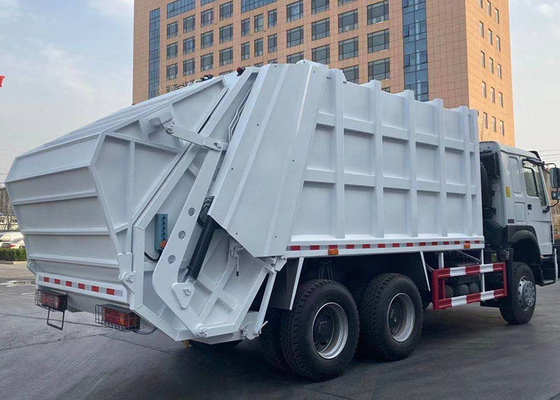 HW76 キャビンのタイプ 6X4 10ホイラーのゴミ箱 40Tのペイロード容量と水力システム