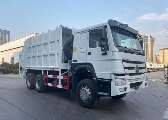 HW76 キャビンのタイプ 6X4 10ホイラーのゴミ箱 40Tのペイロード容量と水力システム