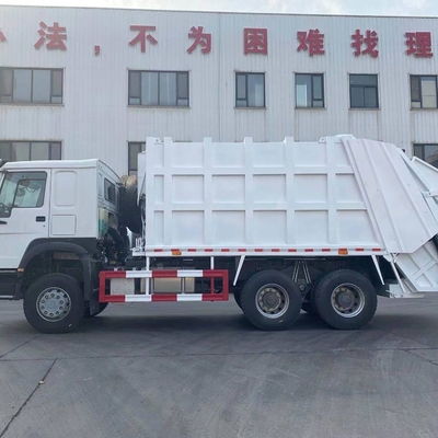 HW76 キャビンのタイプ 6X4 10ホイラーのゴミ箱 40Tのペイロード容量と水力システム
