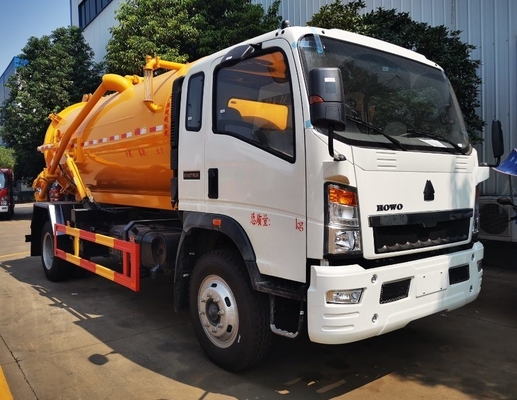 シノトルク HOWO 4X2 5m3 10m3 ユーロ2排出基準のセプティックトラック