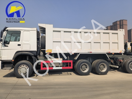 371 HP 6X4 ティッパー Sinotruk HOWO 座席 ≤5 とトランスミッション Hw19710 と使用されたダンプトラック