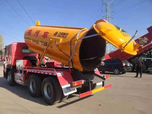 ディーゼル燃料 Sinotruk HOWO 10ホイール 6X4 371HP 20cbm セプティックタンク トラック