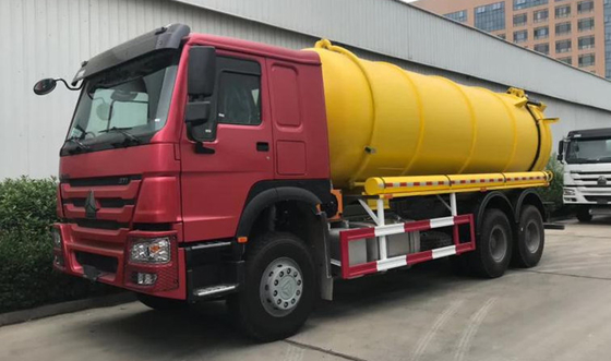 EEC認定 10ホイラー 6X4 Sinotruk HOWO 12r22.5 タイヤのセプティックポンプトラック
