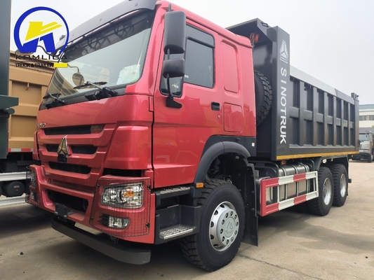 LHD/Rhd 中古シノトラック HOWO 10ホイール 6X4 ダンプトラック HW76 キャビンのティッパートラック