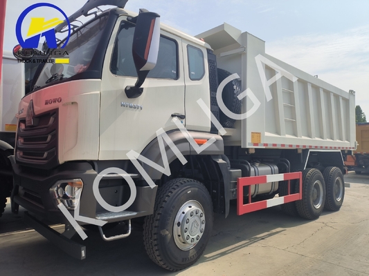ダンパー Sinotruk HOWO 6X4 10ホイール 371HP 9トンの負荷容量を持つ二手トラックダンプ