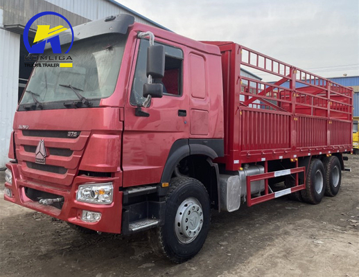 シノトラック HOWO 中古 6X4 10ホイール フェンス トレーラー トラック ドリー フルサイド 壁板 コンテナ 貨物 トラック