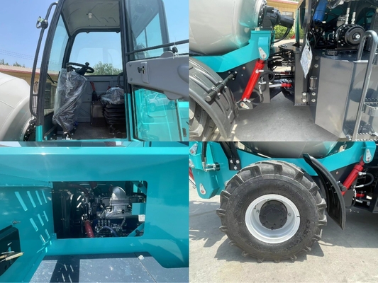 6×4 自負コンクリートトラックミキサー 371HPのホースパワーと水力ミキサーマシン