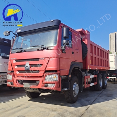 6X4 20-30 トン 重荷 3 アクセル 10 輪 シノトーク HOWO 371HPの古用ダンプトラック