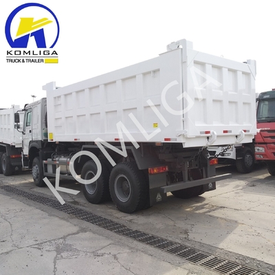 6X4 20-30 トン 重荷 3 軸 10 輪 Sinotruk HOWO 低走行距離のダンプトラック