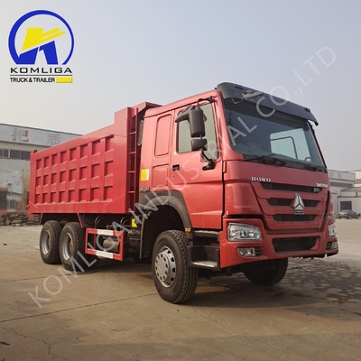 中古 シノトラク HOWO ダンプトラック 10 輪 3 軸 6X4 低走量 重荷 8500*2500*3400mm