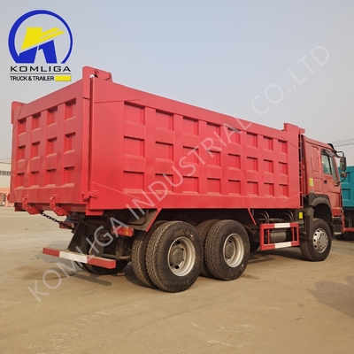 中古 シノトラク HOWO ダンプトラック 10 輪 3 軸 6X4 低走量 重荷 8500*2500*3400mm