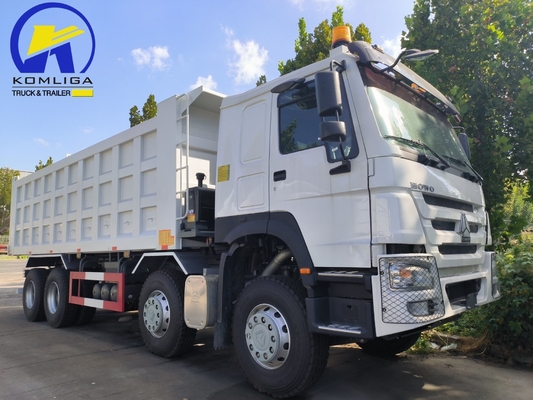 中古 ダンプトラック 371HP 380HP 400HP 40tons シノトルク HOWO ティッパートラック 8X4 12輪