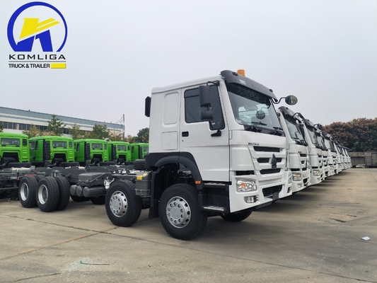 シノトルク HOWO 8X4 12ホイール 371HP 380HP 400HP 430HP 50トンの使い捨てトラック