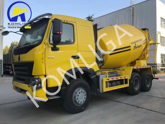 6×4 駆動ホイール Sinotruk HOWO Zz3257n3847A あなたのプロジェクトのためのモバイルセメントミキサートラック