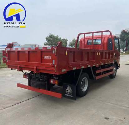4×2 6ホイール Sinotruk HOWO 20cbm バケツ寸法付きミニダンプトラック