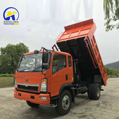4×2 6ホイール Sinotruk HOWO 20cbm バケツ寸法付きミニダンプトラック