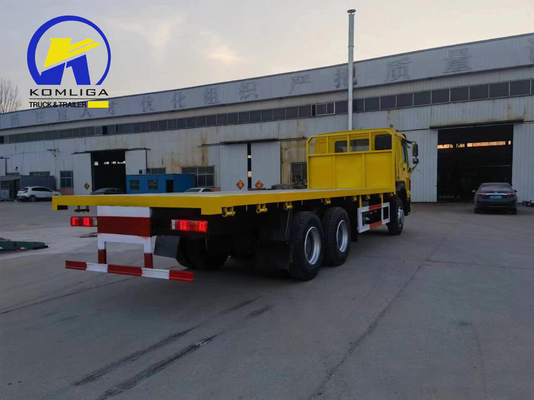 6×4 スーパー・アボウ Sinotruk HOWO トラック フラットベッド 20-30tons トラック フラットベッド デッキ トラック