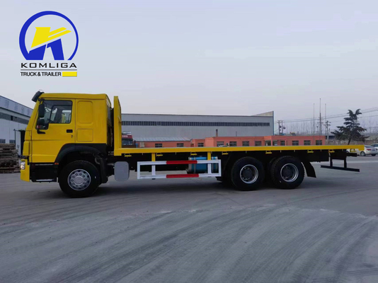 6×4 スーパー・アボウ Sinotruk HOWO トラック フラットベッド 20-30tons トラック フラットベッド デッキ トラック