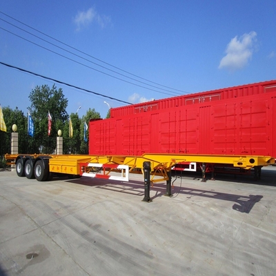 ISO9001認定 3軸40FT骨格コンテナトラックトレーラー