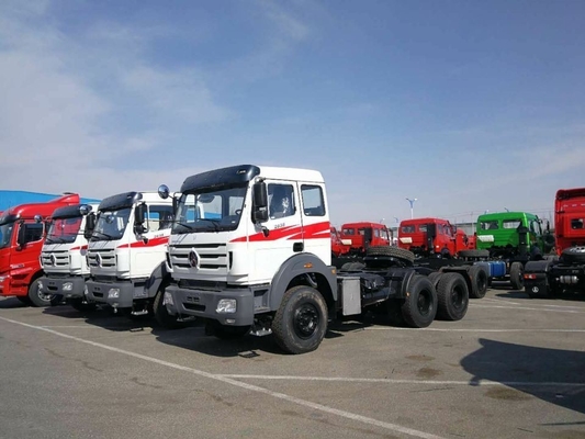 ベイベン トラクターヘッド 6X4 3軸 ステアリングシステム ZF8098 と 急速 12js200t ギアボックス