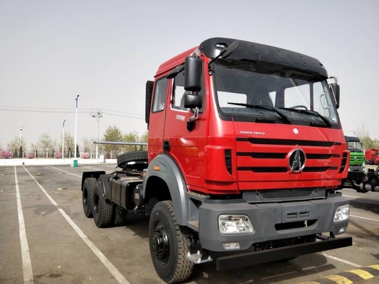 ベイベン トラクターヘッド 6X4 3軸 ステアリングシステム ZF8098 と 急速 12js200t ギアボックス