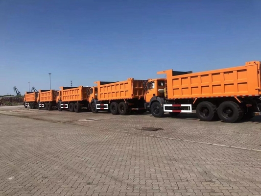 6X4 10ホイール 31-40t 負荷容量とカスタマイズ可能なオプションのベイベンダンプトラック