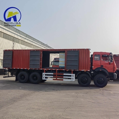ベイベンダンプトラック 6X4 8X4 中古 北ベンツ貨物トラック 8500*2500*3400mm サイズ