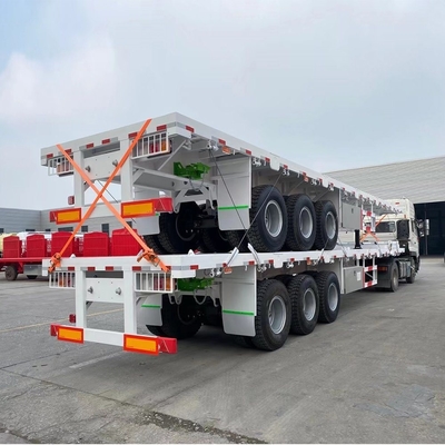 3軸 40FT 20FT 平床トレーラー コンテナロック Jost 2 スピードサポートレグ