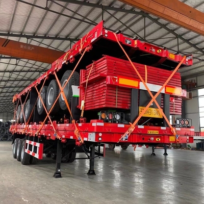 トレーラーモデル3軸ABSアンチロックブレーキシステム付き平床半トレーラー 53FT 28FT