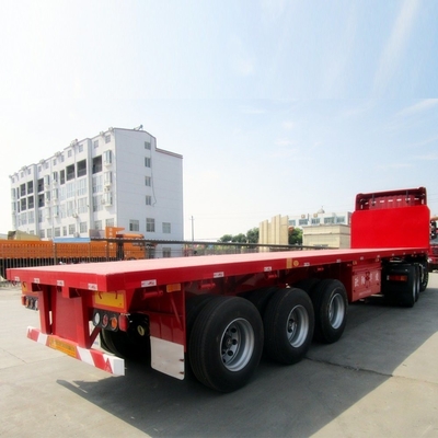 トレーラーモデル3軸ABSアンチロックブレーキシステム付き平床半トレーラー 53FT 28FT