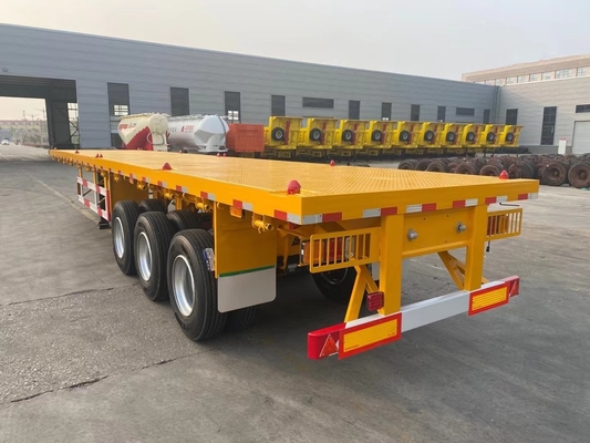 ABSアンチロックブレーキシステム 3軸 40FT 45FT 平面コンテナトレーラー製造