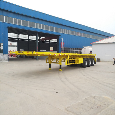3軸 40t 20FT 40FT 平床コンテナ チェーシ トレーラー ブロック防止ブレーキシステム