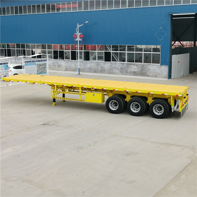 3軸 40t 20FT 40FT 平床コンテナ チェーシ トレーラー ブロック防止ブレーキシステム